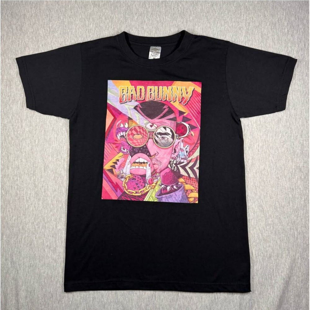 Bad Bunny Graphic Tee‎  Concert/Streetwear Tee, Super Bowl '26 Halftime Vibes